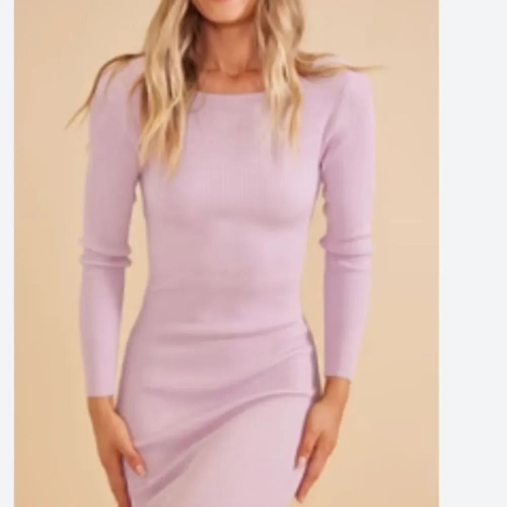 NWOT XL F21 lavender knit dress